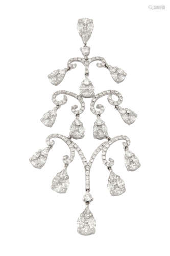 A diamond pendant