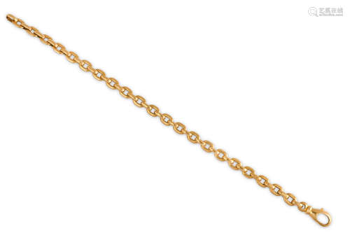 A curb-link bracelet, by Cartier