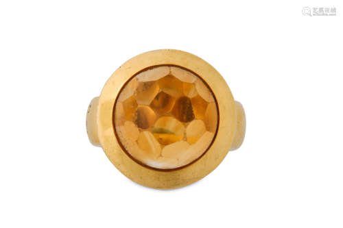 A citrine ring, by Pomellato