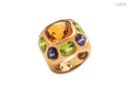 A gem-set 'Coco' ring, by Chanel