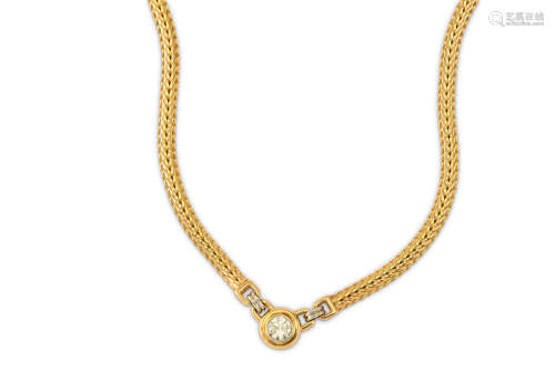 A diamond necklace