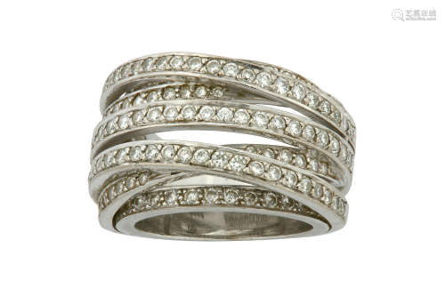 A diamond dress ring