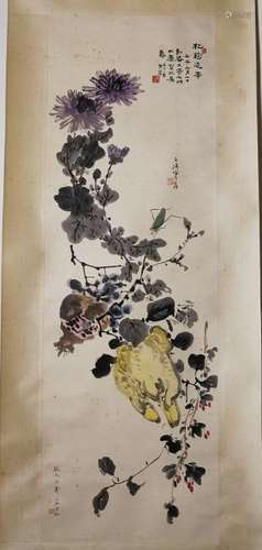 A Color on Paper by Chen Banding 1876 - 1970 Wang