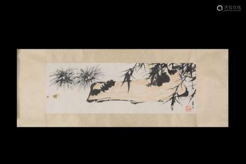 An Ink of THREE Friends Motif by Pan Tianshou 1897 -