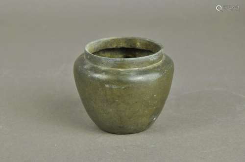 A Chinese Pewter Jar