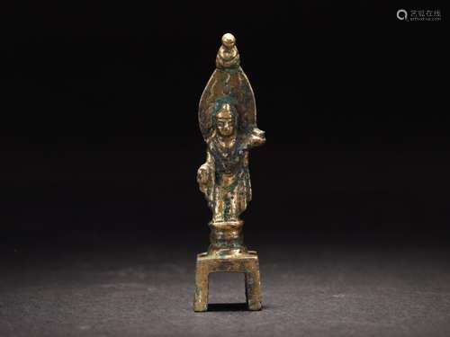 A Gilt Bronze Figure of Bodhisattva