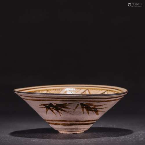 A Jizhou Kiln Bamboo Conical Tea Bowl