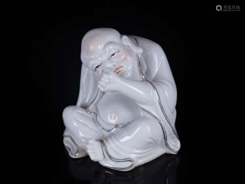A Porcelain Figure of Maitreya Wei Hong Tai Made Mark