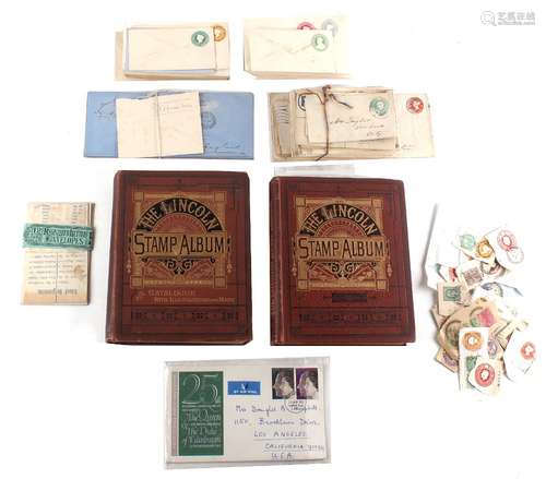 Property of a gentleman - philately - a small collection of postage stamps & related ephemera, in