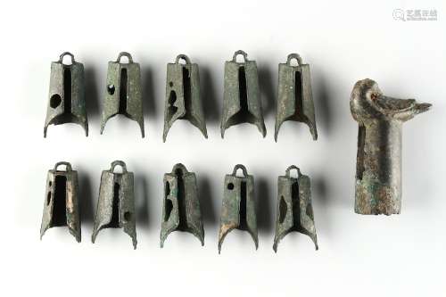 A private UK collection of Chinese archaic & archaistic stone carvings & bronze fittings, formed