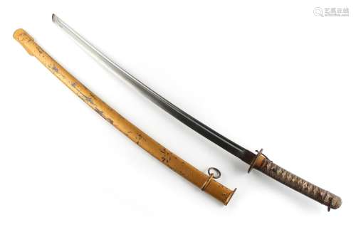 Property of a gentleman - a Japanese katana, Showa period (Second World War), the blade stamped