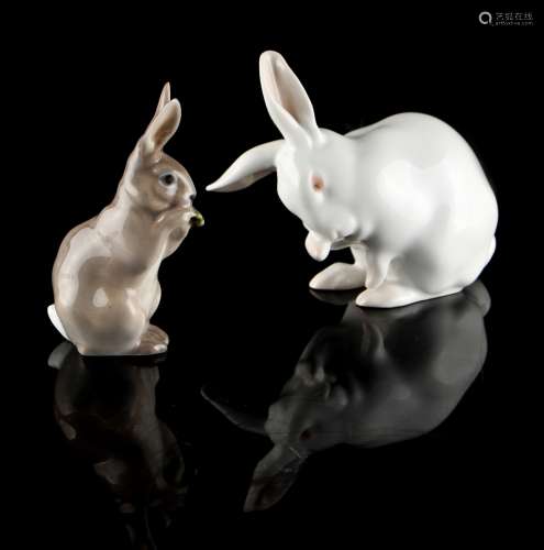 Property of a deceased estate - a Bing & Grondahl model of a rabbit, model number 1597; together