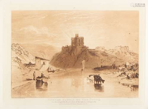 Property of a lady - Charles Turner after J.M.W. Turner - 'NORHAM CASTLE ON THE TWEED' (from '