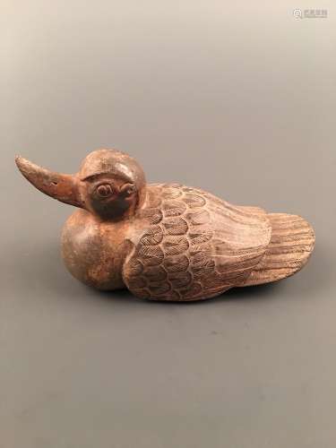 Chinese Archaic 'Duck' Jade Figure