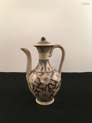 Chinese Ci Zhou Ware Porcelain Water Pot