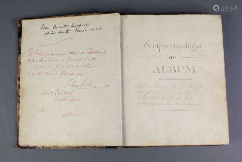 A Charming 19th Century Scripscrapalogia or Album