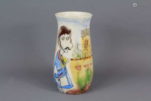 Mid 20th Century Melior Italian Ceramic Vase