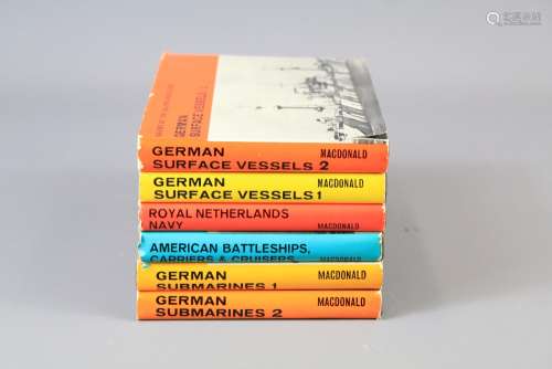 A Set of Six books, 'Navies of the Second World War'