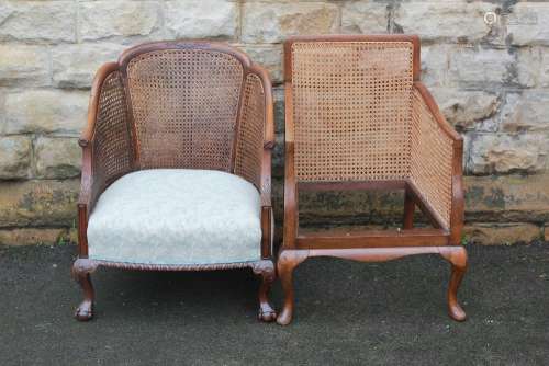A French Bergere Cane Back Chair