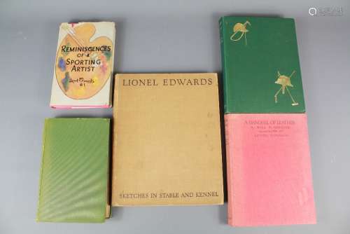 1st Edition Lionel Edwards 'Sketches in Stable and Kennel