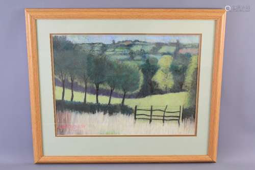 A.W Crowley Oil on Paper entitled 'The Welsh Country'