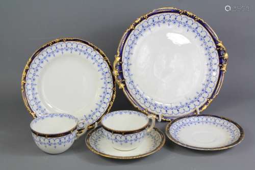 A Crown Derby Part Tea Set