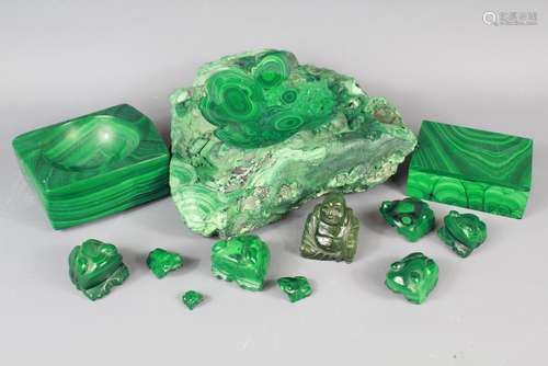 Miscellaneous Quantity of Malachite