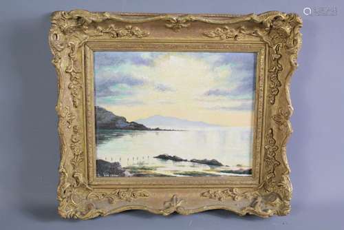 R. M Shaw 20th Century Oil on Board