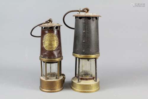 Two Vintage Mining Lamps