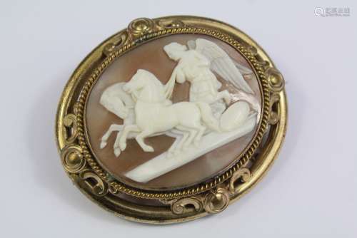 Antique Hardstone (possibly Sardonyx) Cameo