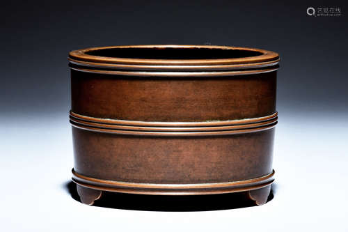 BRONZE TRIPOD CENSER