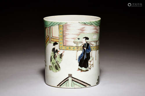 WUCAI 'PEOPLE' BRUSH POT