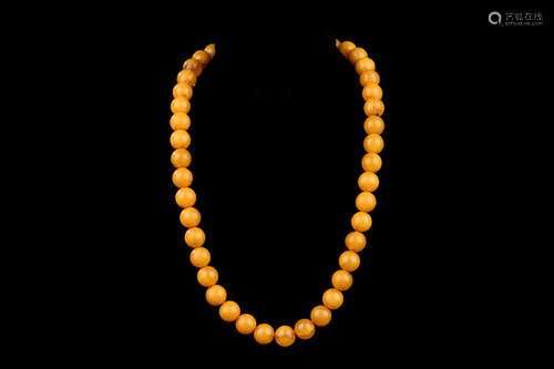 AMBER BEAD NECKLACE