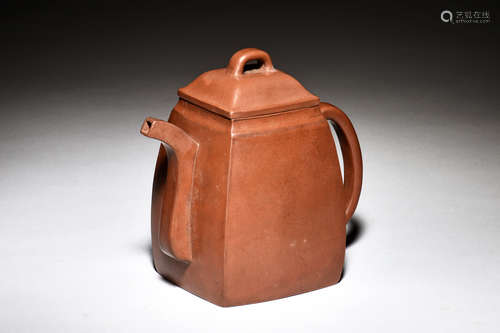 YIXING ZISHA CLAY EXPANDED TEAPOT