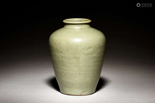 CELADON GLAZED JAR