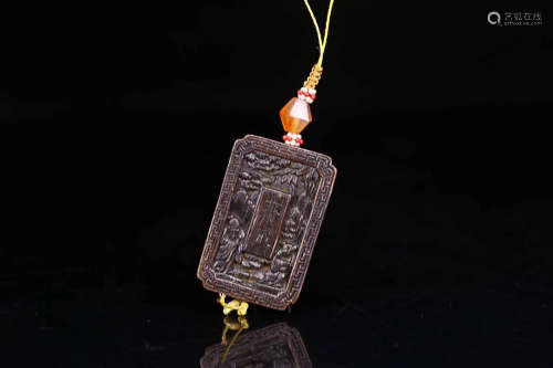 A STORY DESIGN  OLD AGILAWOOD PENDANT