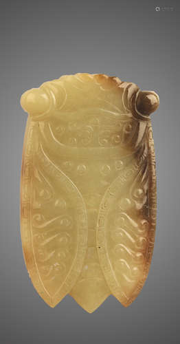 771-476BC, A CICADA JADE,  Spring and Autumn period