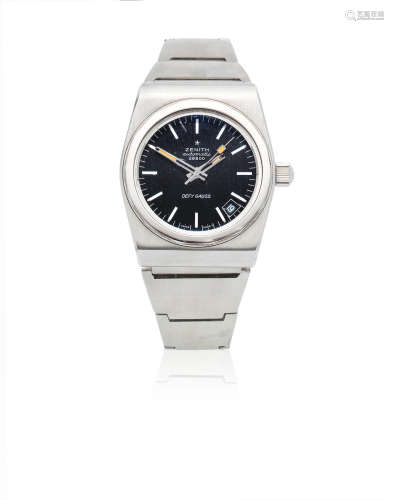 Defy Gauss, Ref: 28800, Circa 1970  Zenith. A stainless steel automatic calendar bracelet watch