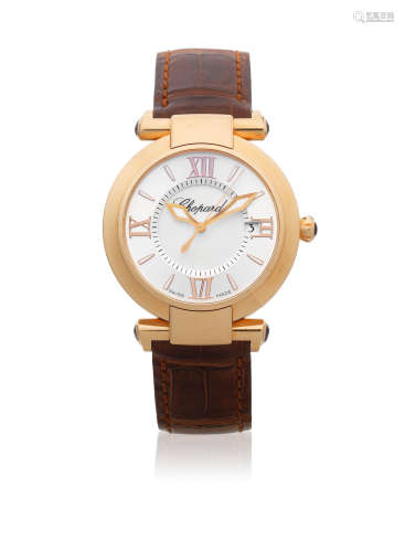 Imperiale, Ref: 4221, Circa 2015  Chopard. An 18K rose gold quartz calendar wristwatch