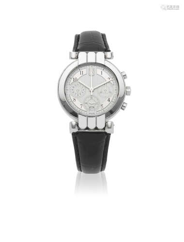 Premier, Circa 2000  Harry Winston. An 18K white gold automatic calendar chronograph wristwatch