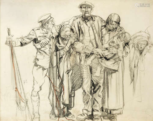 Study for Britain's Call to Arms Sir Frank Brangwyn, RA(British, 1867-1956)