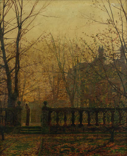 Autumn glow John Atkinson Grimshaw(British, 1836-1893)