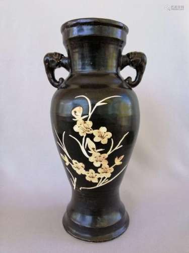 A CHINESE LIAO- JIN PERIOD BLACK GLAZED VASE