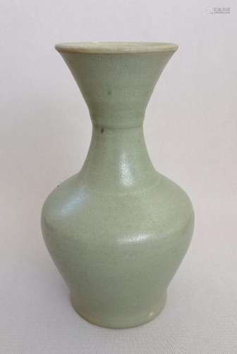 A CHINESE YUAN DYNASTY CELADON VASE