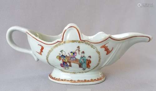 CHINESE 18TH C. EXPORT ROSE FAMILLE JAR