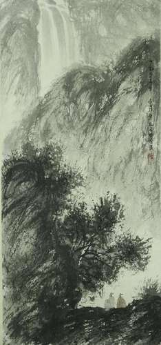 Chinese Landscape Scroll Painting