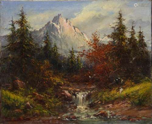 Landscape Oil On Canvas