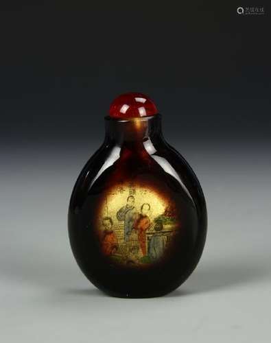 Chinese Peking Glass Snuff Bottle