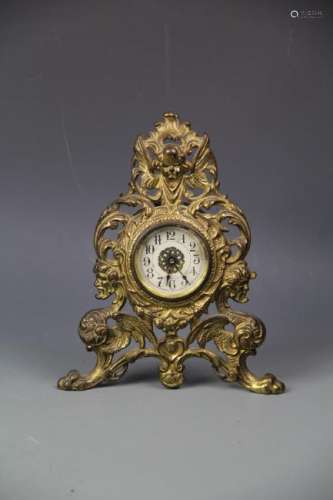Antique Metal Clock