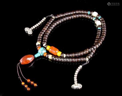 Chinese Tibetan Coconut Prayer Beads
